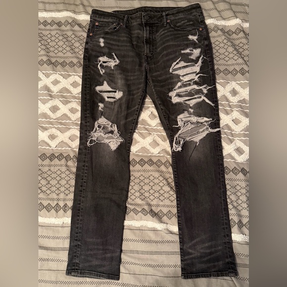 American Eagle 🦅 Outfitters AirFlex + Patched Slim Jean - Picture 2 of 7